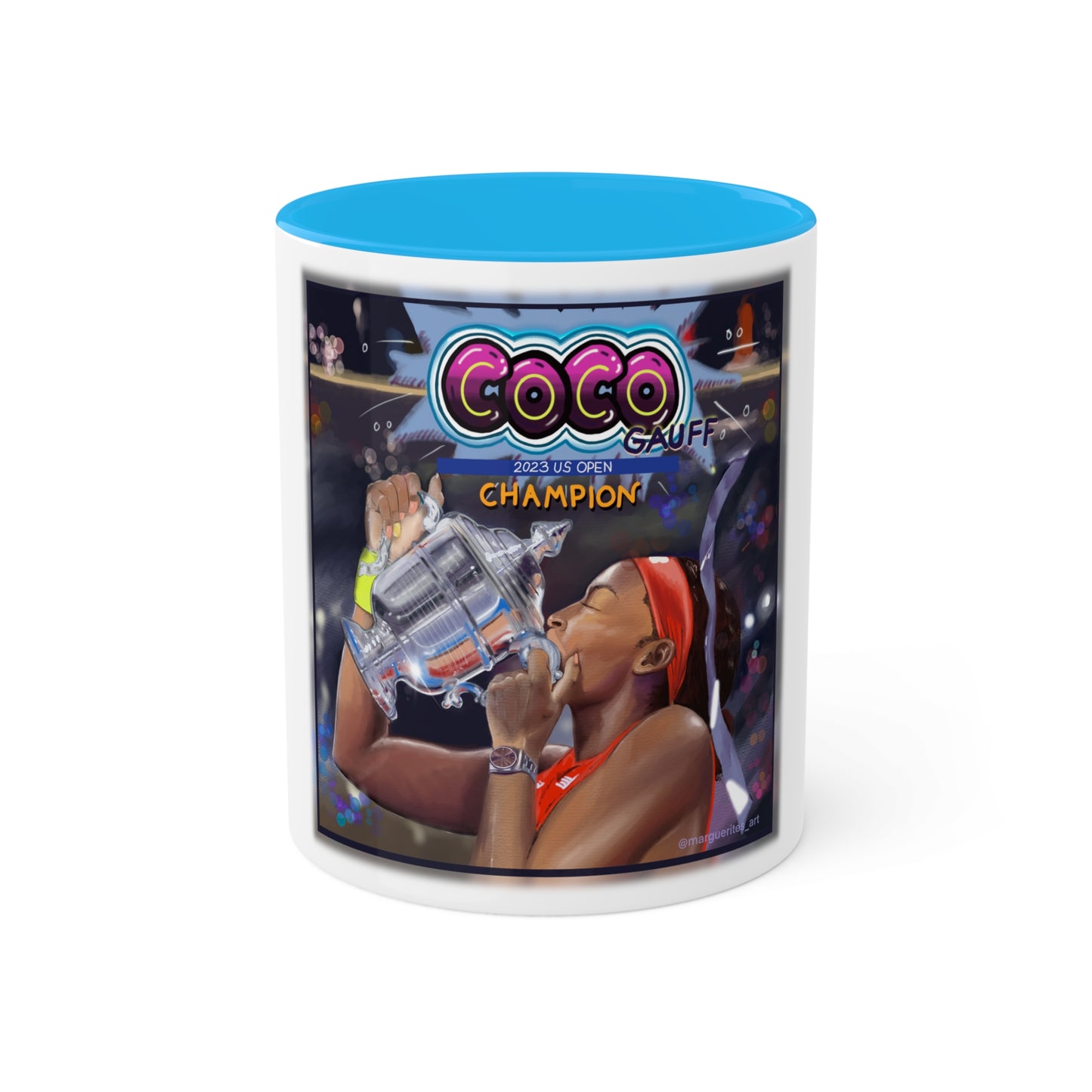 Tennis Champ Coco Gauff Mugs, 11oz