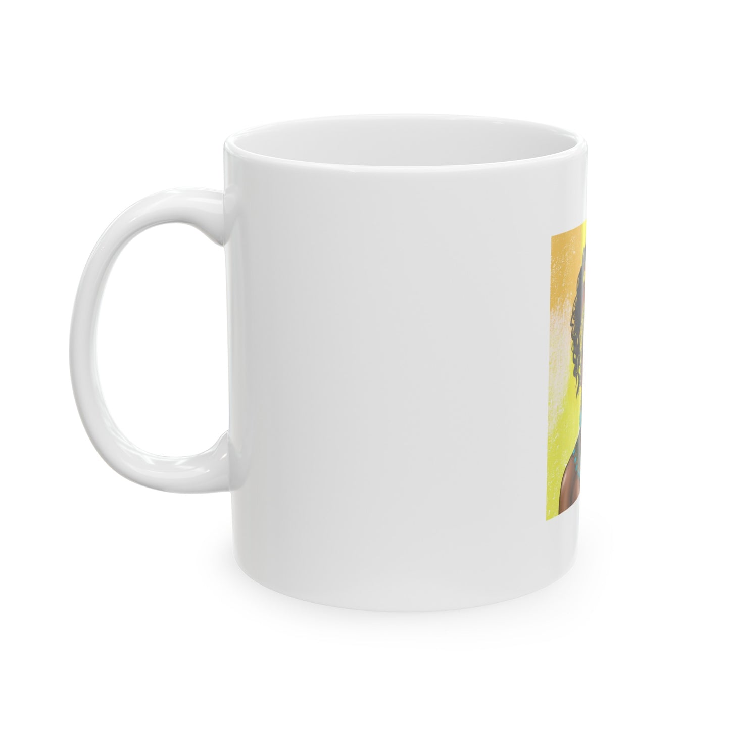 "Hey Queen" Ceramic Mug, (11oz)