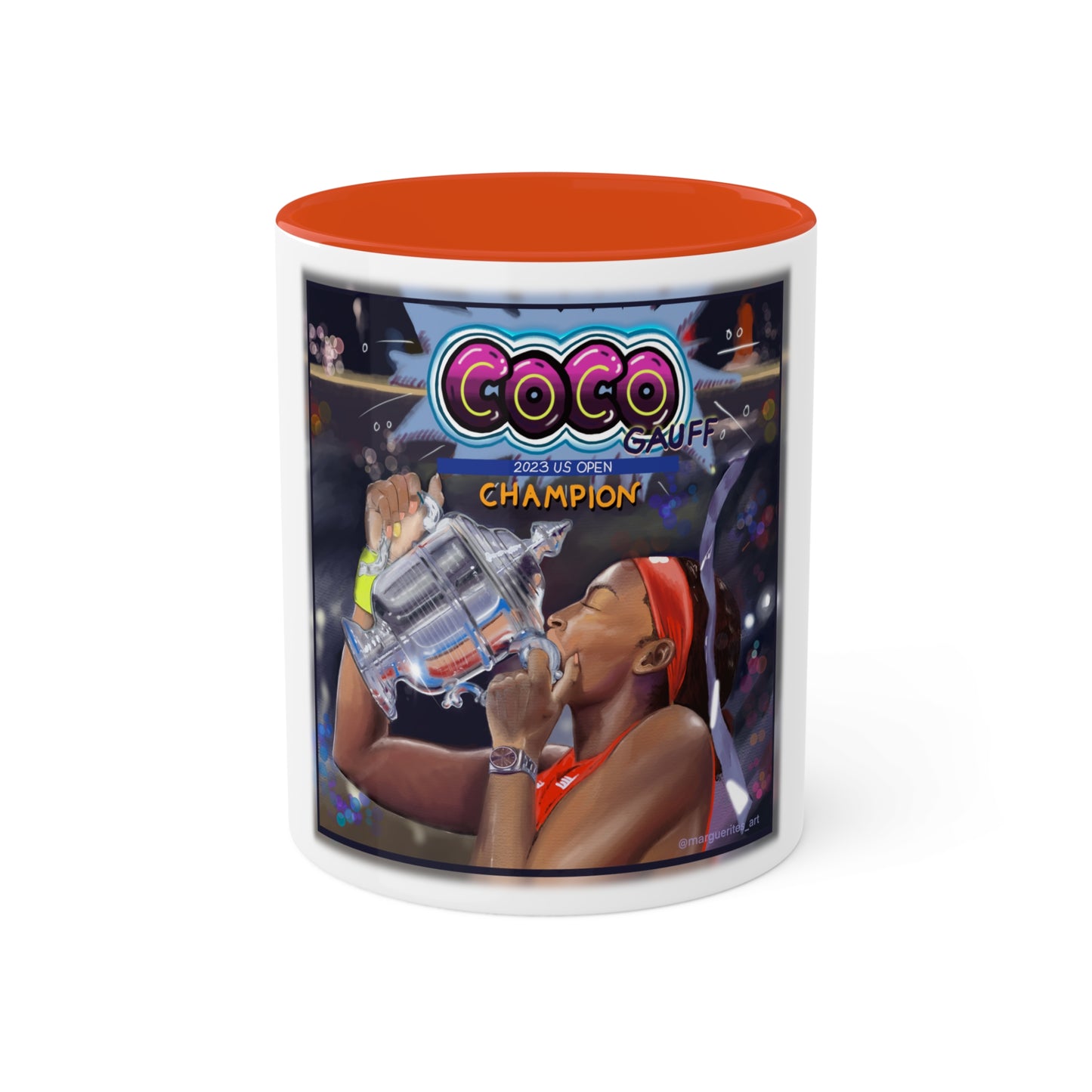 Tennis Champ Coco Gauff Mugs, 11oz
