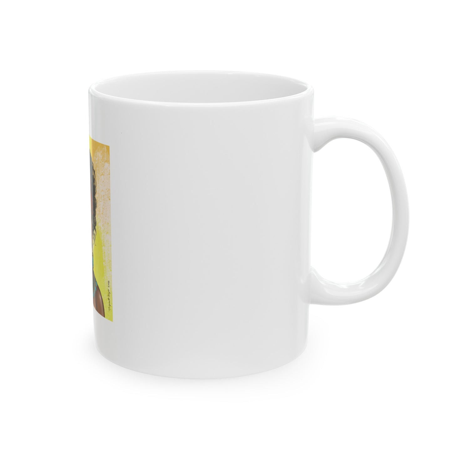 "Hey Queen" Ceramic Mug, (11oz)