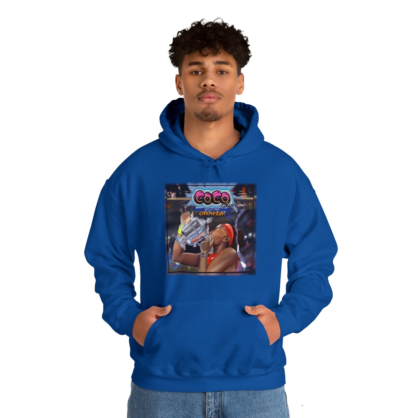 Celebrating Tennis Champ Coco Gauff Unisex Hoodie