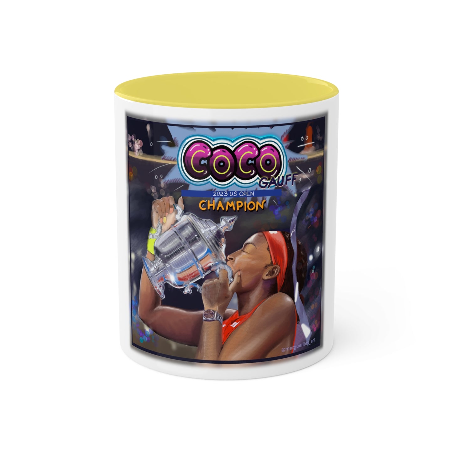 Tennis Champ Coco Gauff Mugs, 11oz