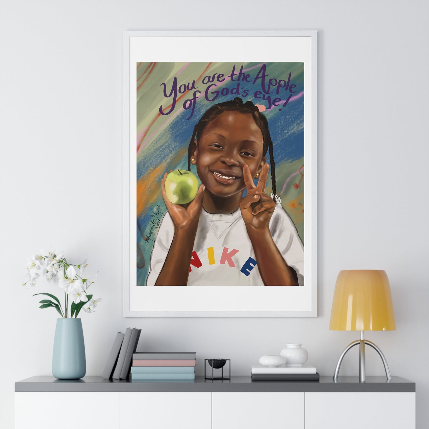 Apple of God's Eye - Wall Art print