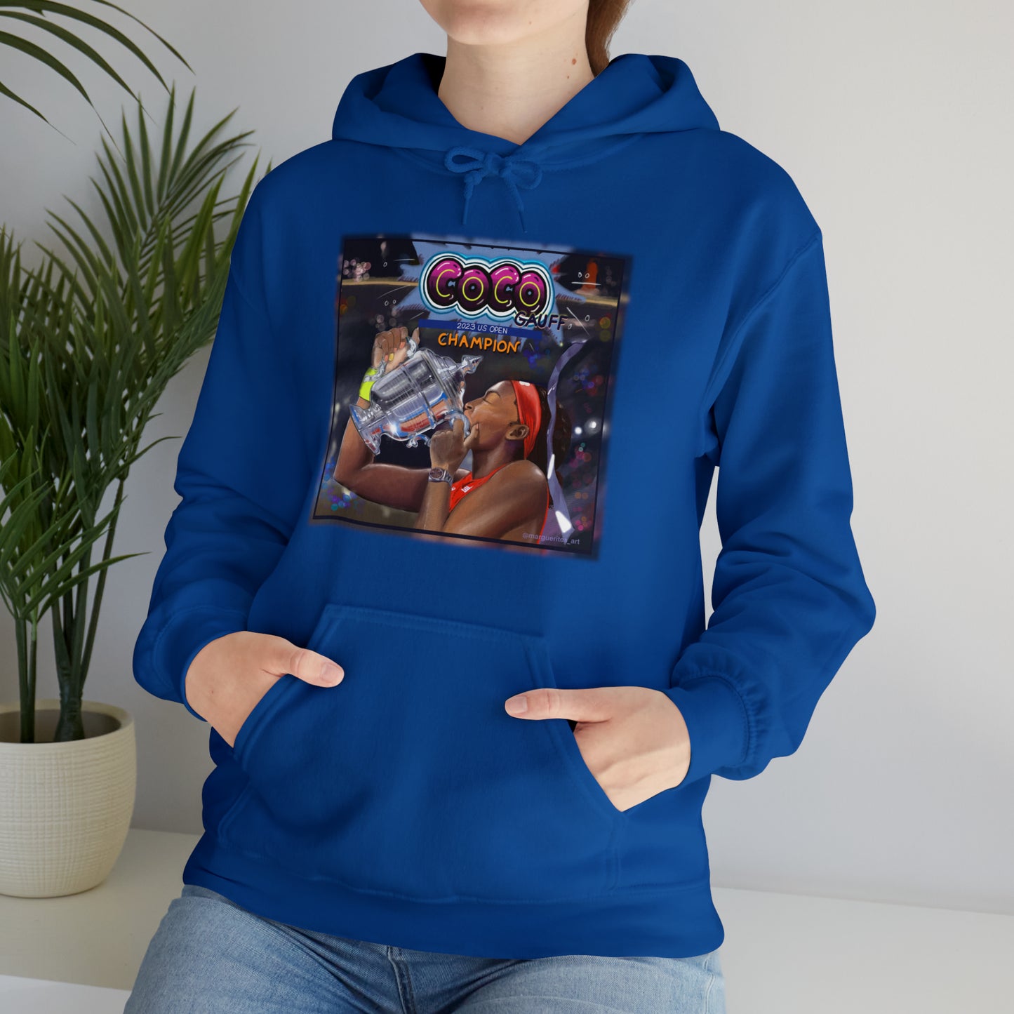 Celebrating Tennis Champ Coco Gauff Unisex Hoodie