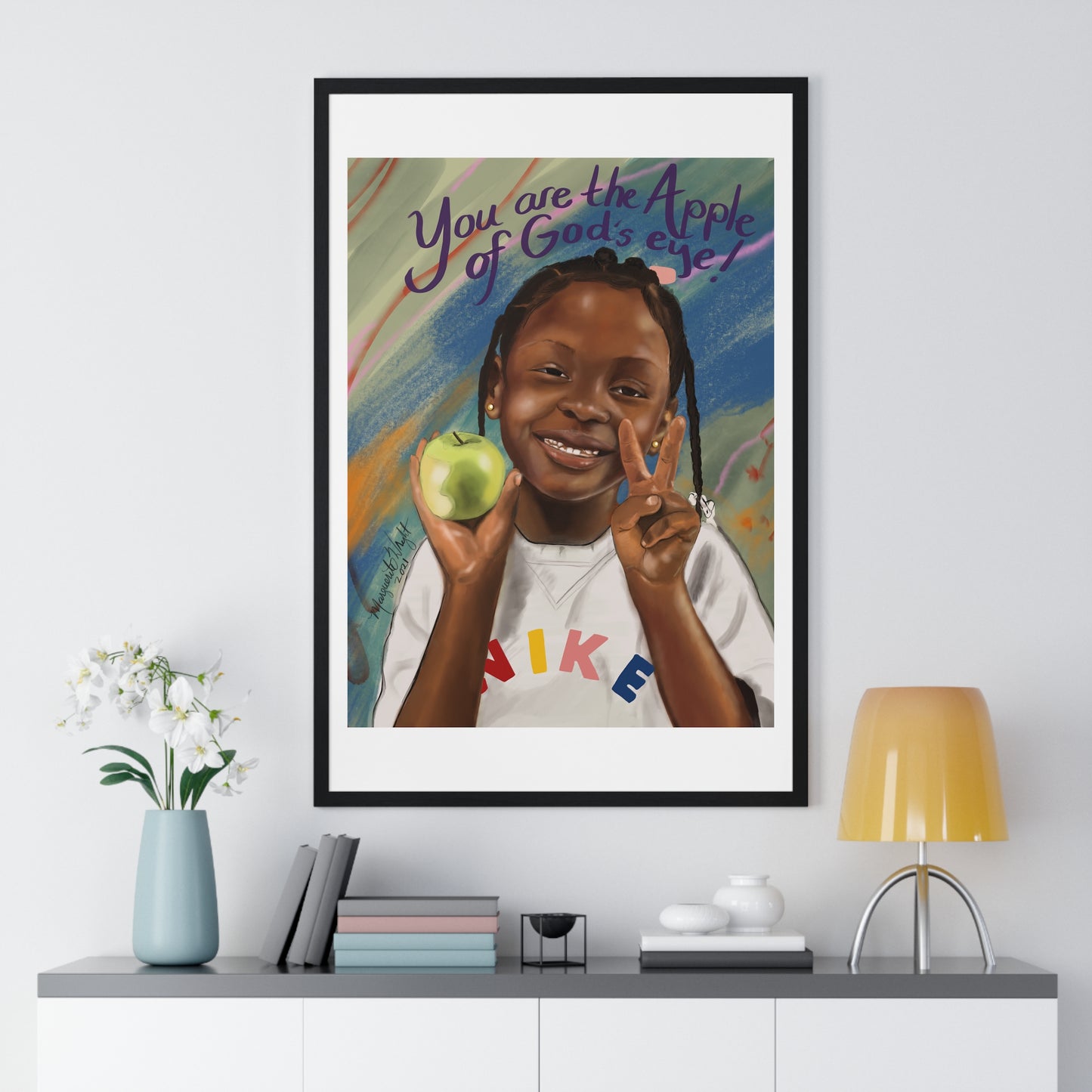Apple of God's Eye - Wall Art print