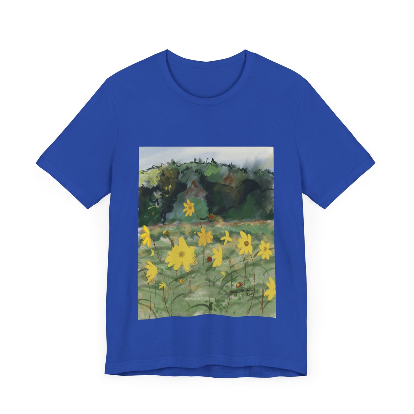 Yellow Flowers Tee Unisex Jersey Short Sleeve Tee