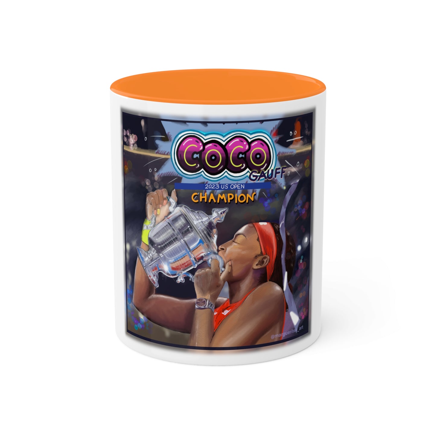 Tennis Champ Coco Gauff Mugs, 11oz