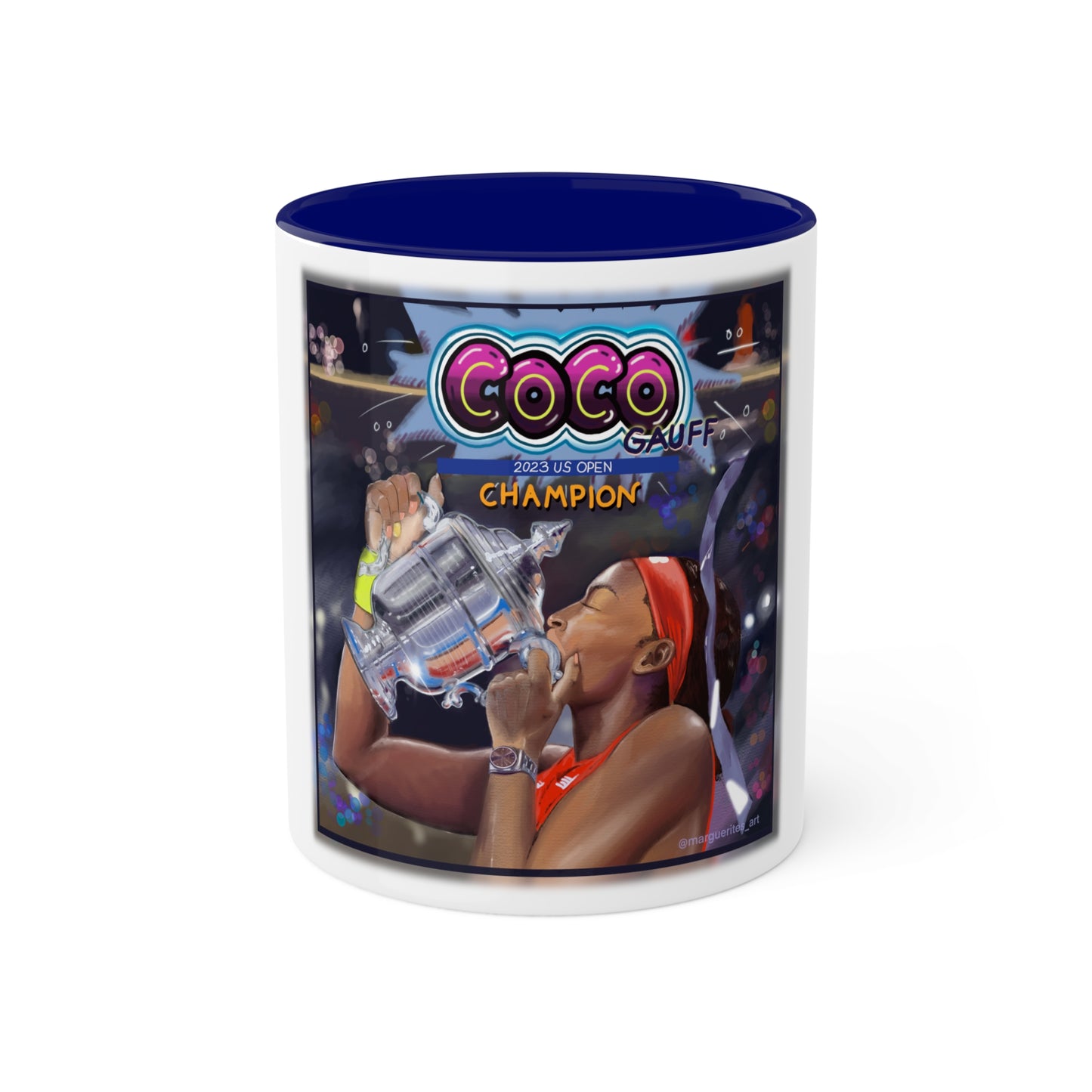 Tennis Champ Coco Gauff Mugs, 11oz