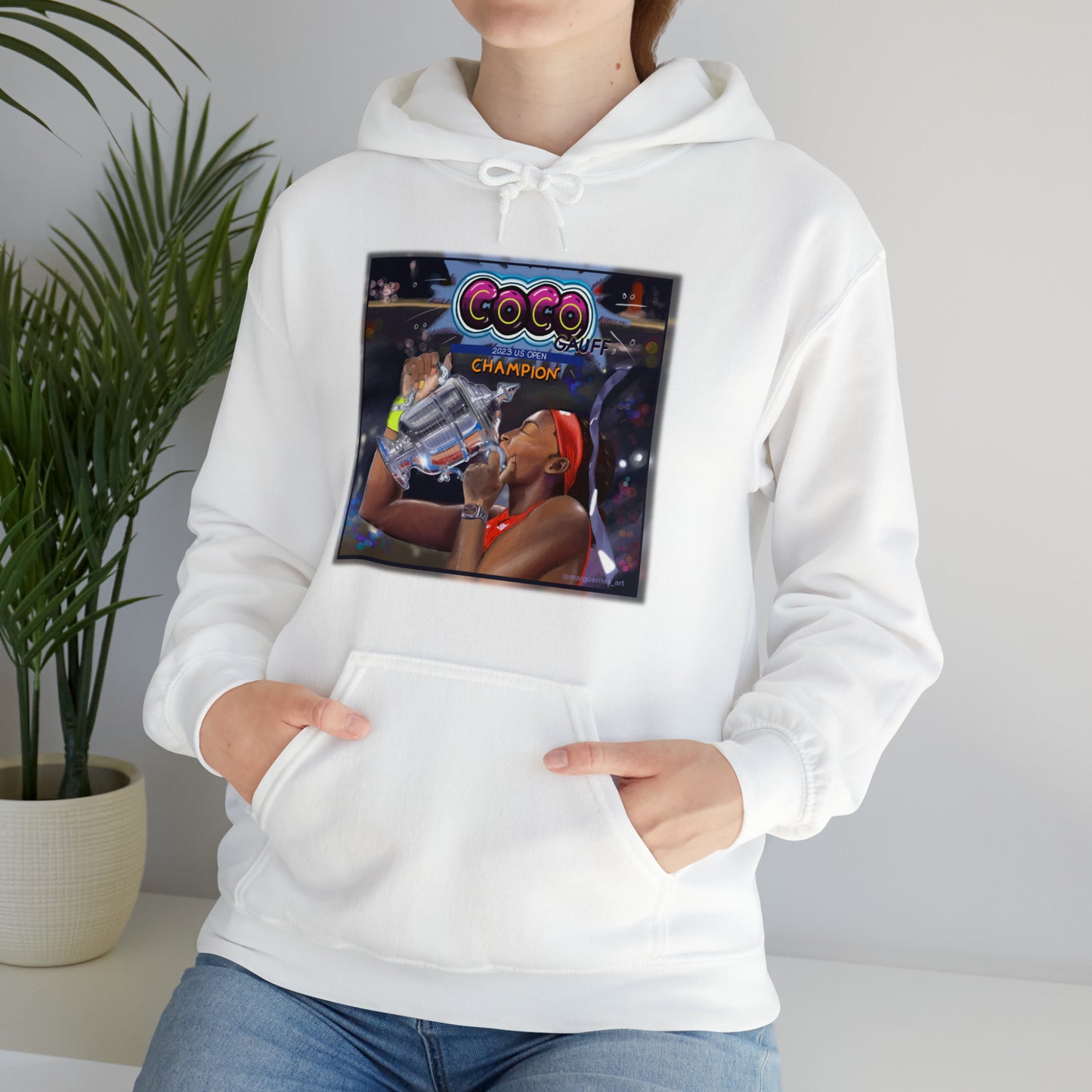 Celebrating Tennis Champ Coco Gauff Unisex Hoodie
