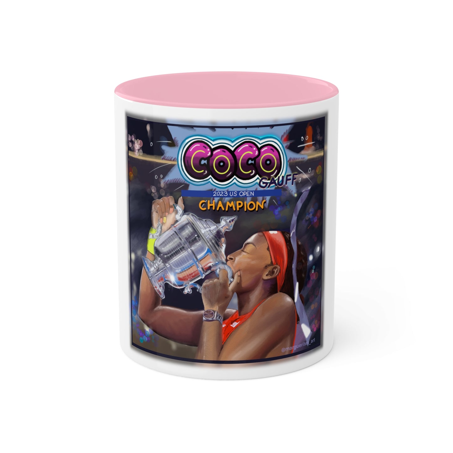 Tennis Champ Coco Gauff Mugs, 11oz