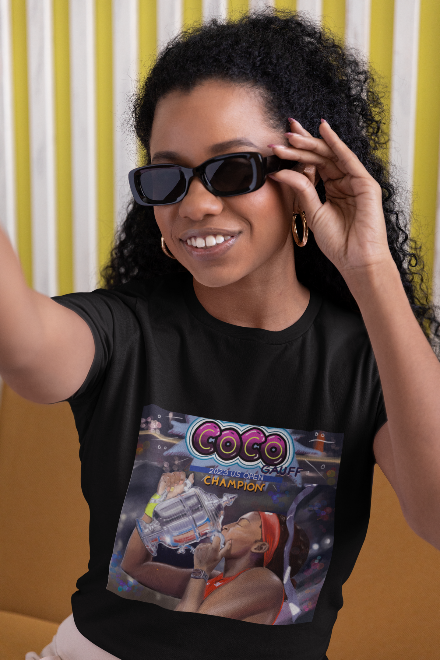 Celebrating Tennis Champ Coco Gauff - Unisex Jersey Short Sleeve Tee