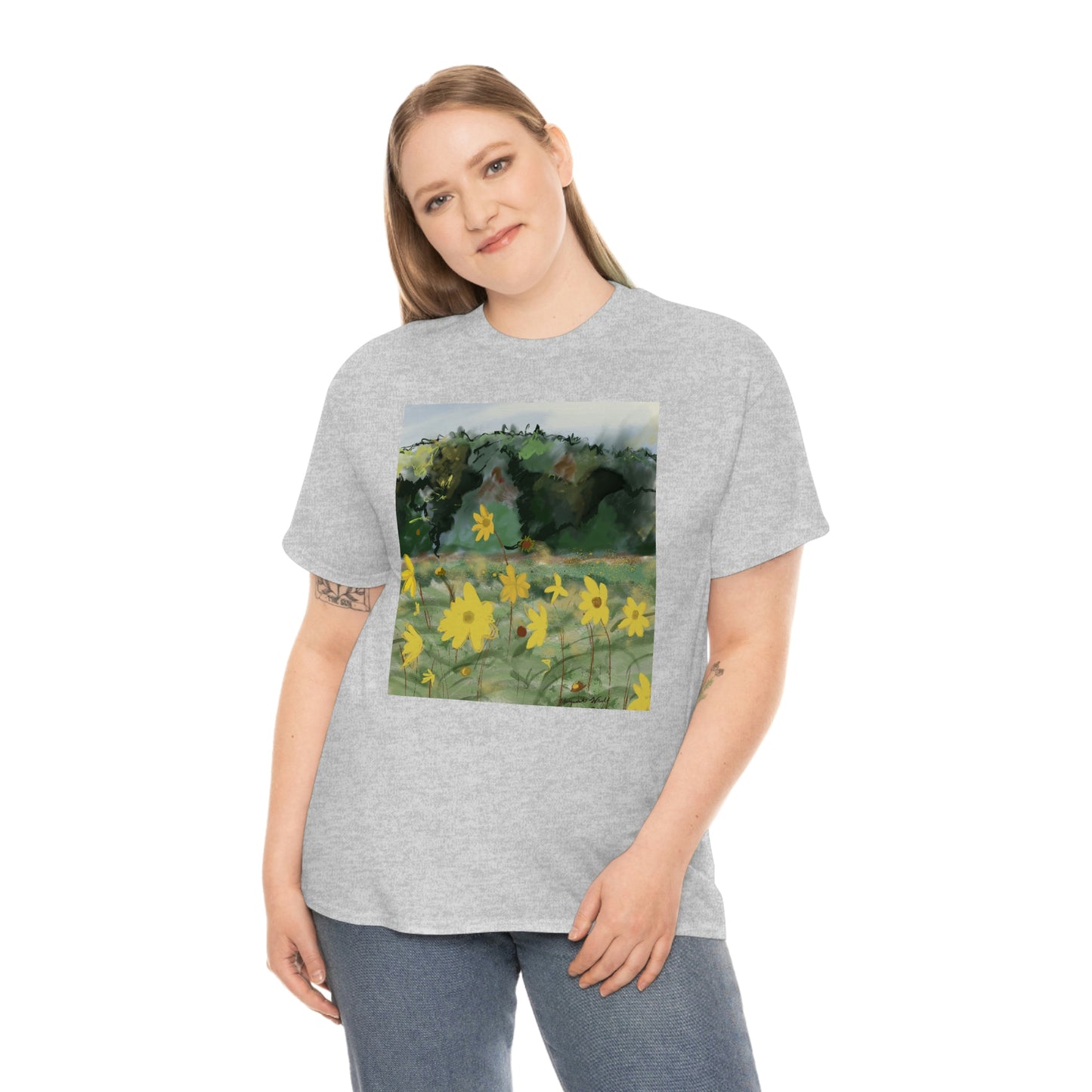 Yellow wild flower Tee