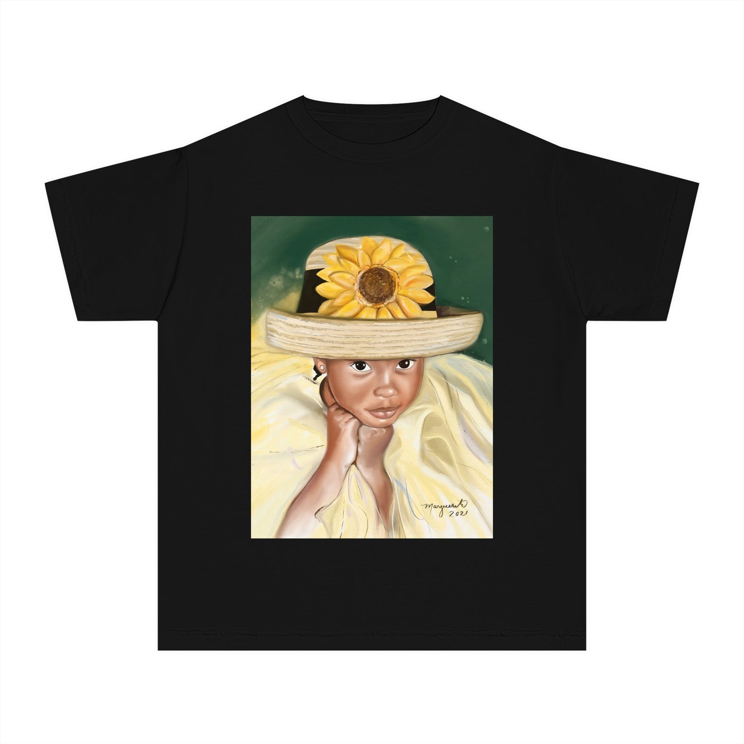 Girl in Straw hat - Youth Midweight Tee