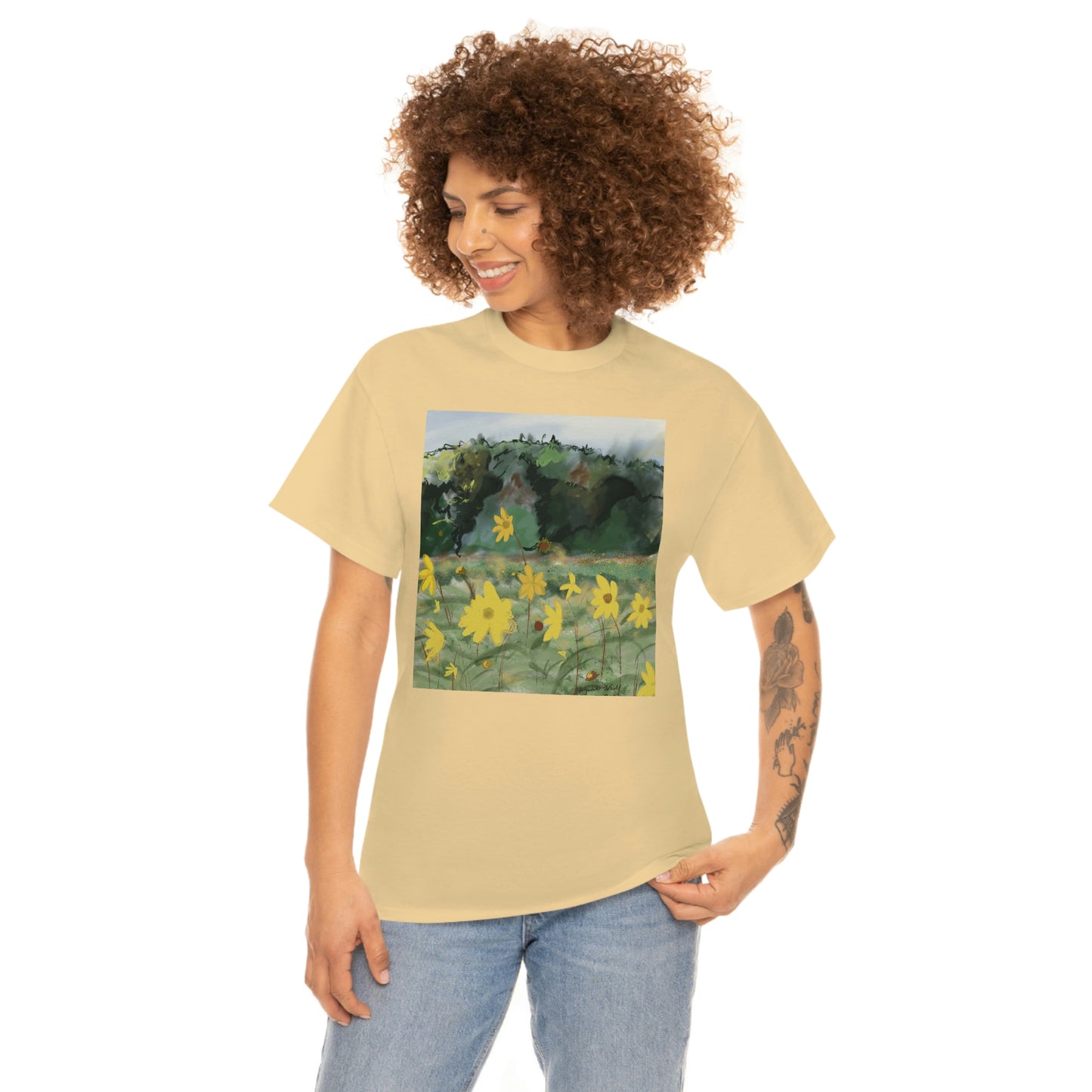 Yellow wild flower Tee