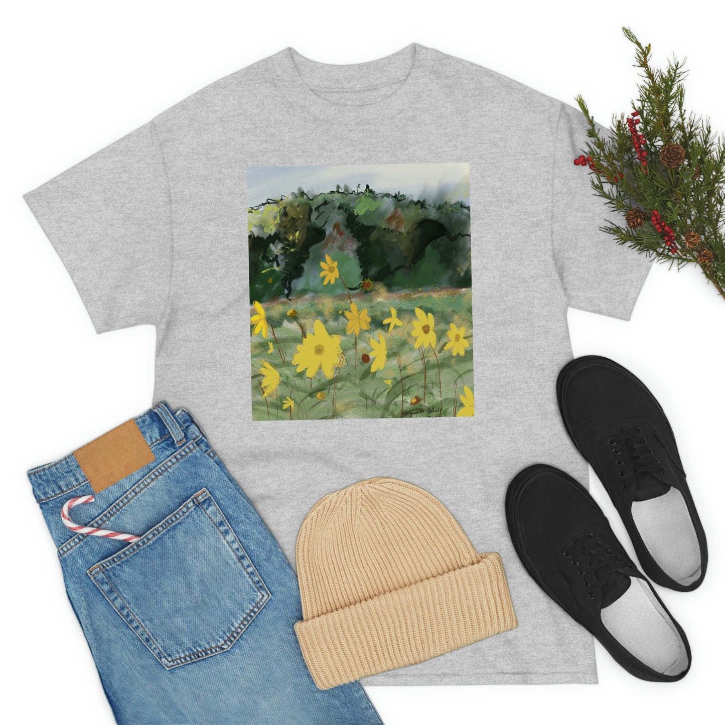 Yellow wild flower Tee