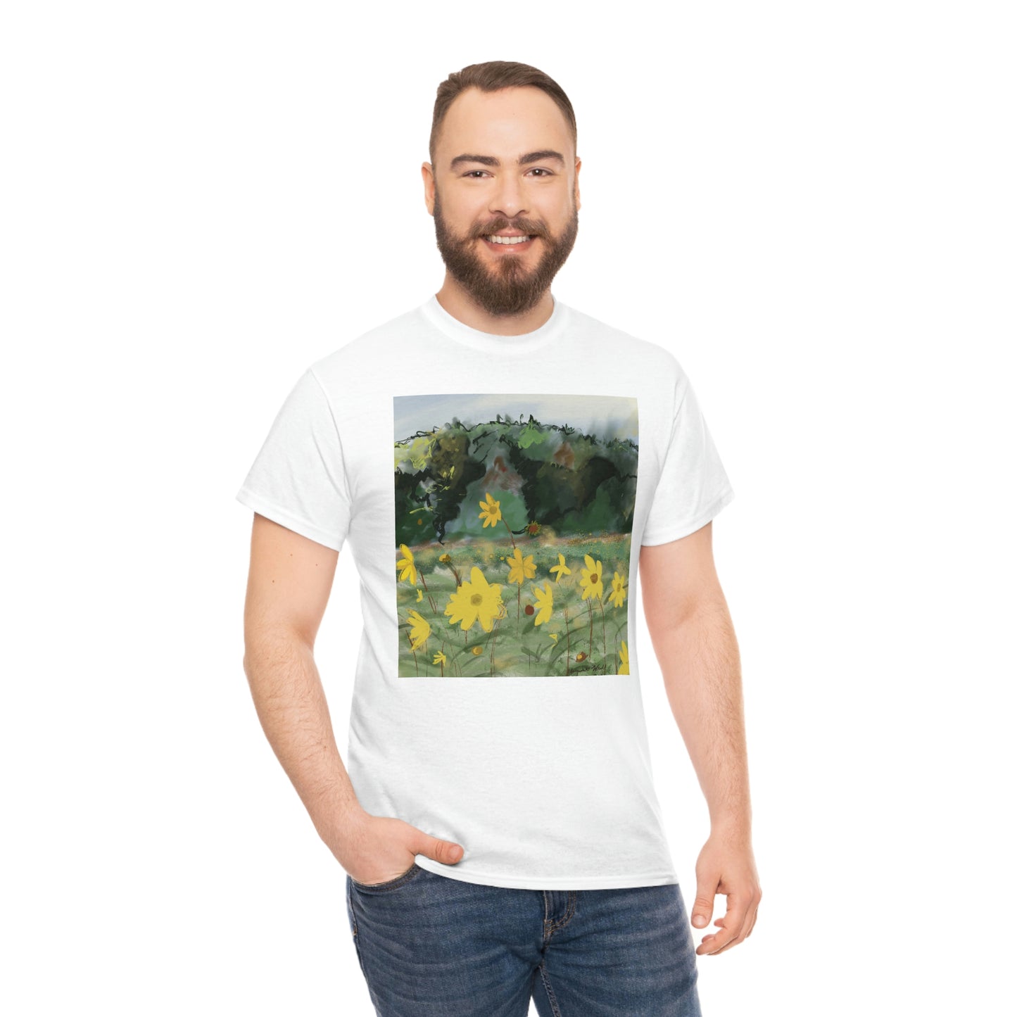 Yellow wild flower Tee