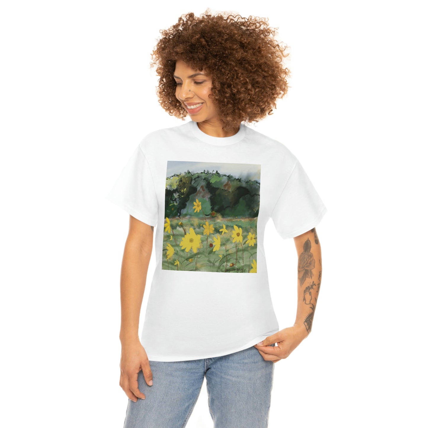 Yellow wild flower Tee