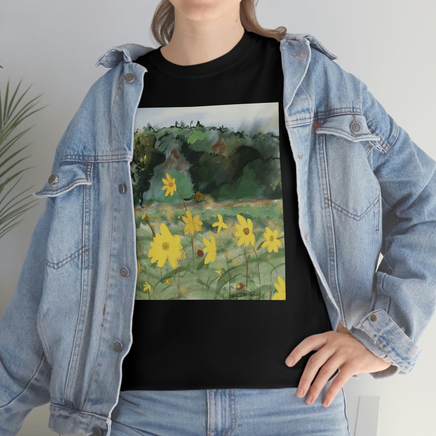 Yellow wild flower Tee