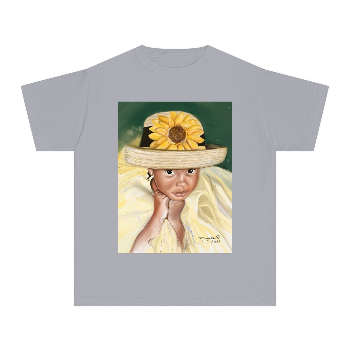 Girl in Straw hat - Youth Midweight Tee