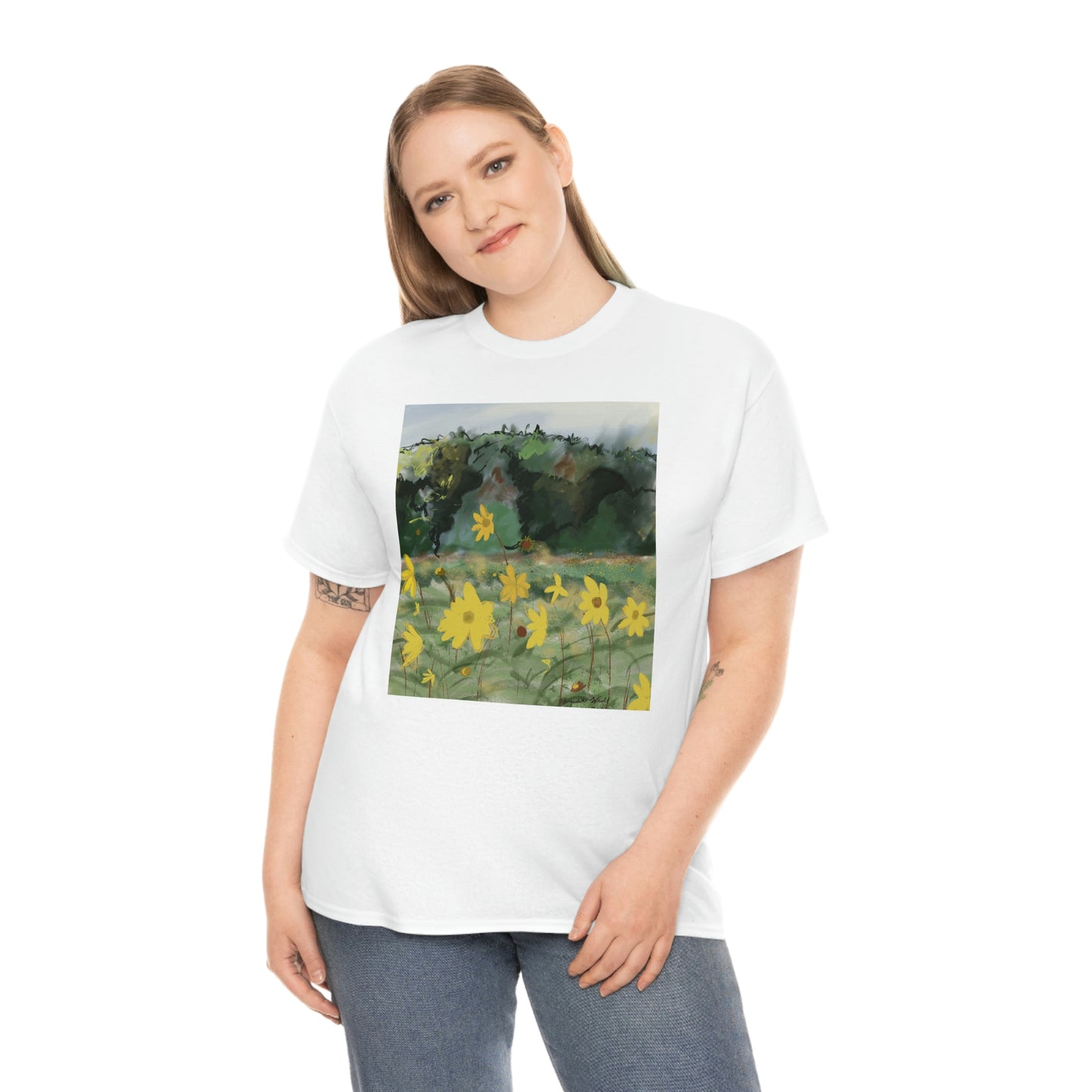 Yellow wild flower Tee