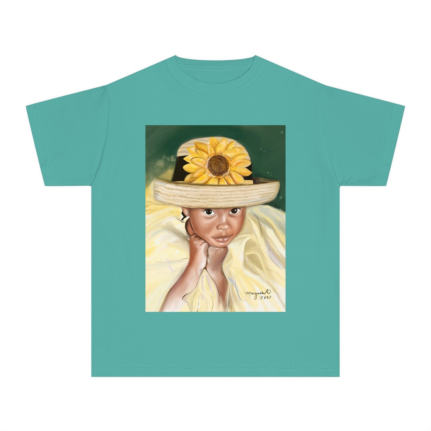 Girl in Straw hat - Youth Midweight Tee