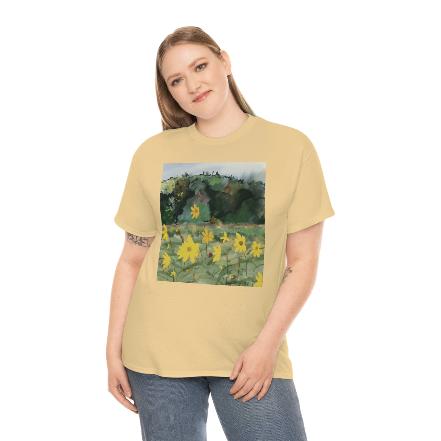 Yellow wild flower Tee