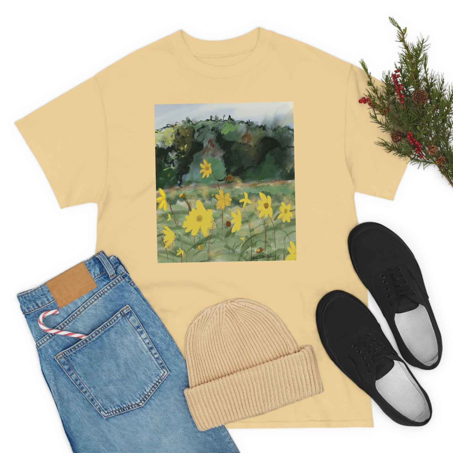 Yellow wild flower Tee