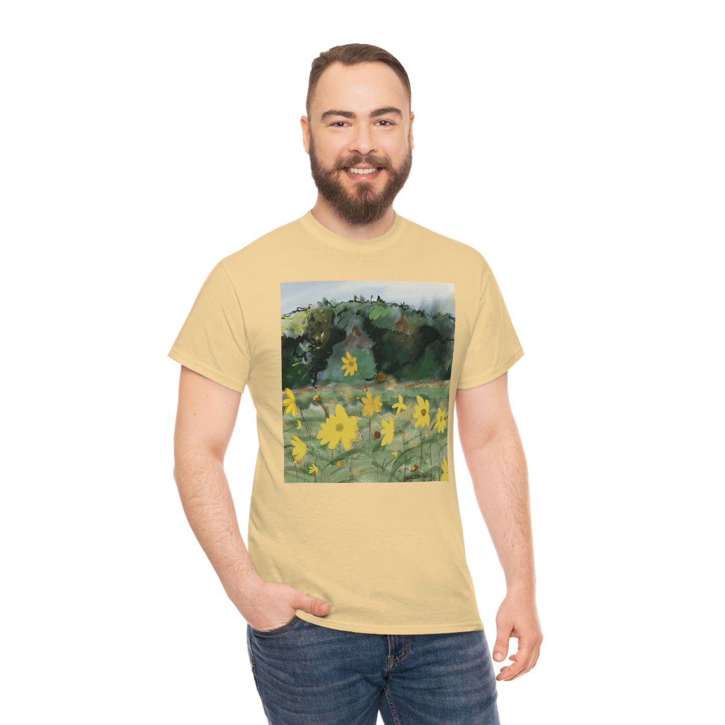 Yellow wild flower Tee