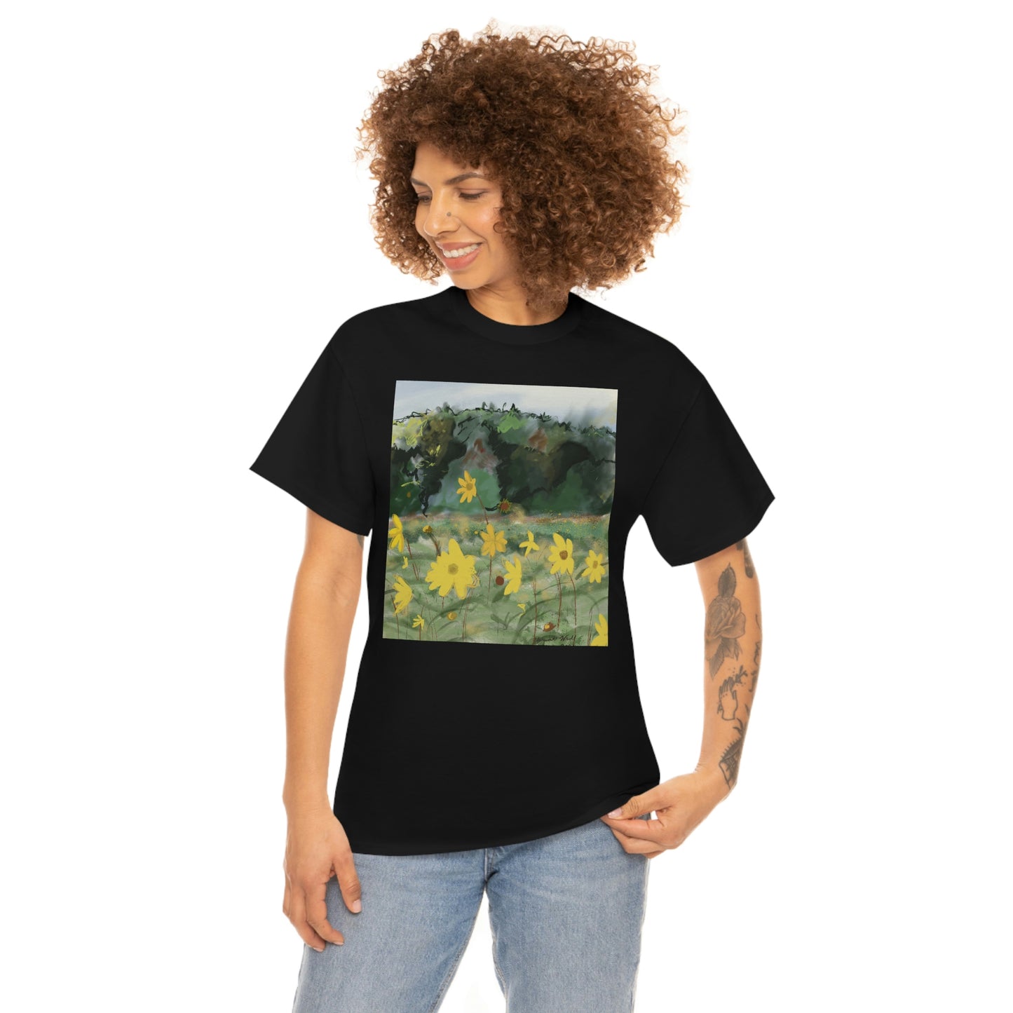 Yellow wild flower Tee