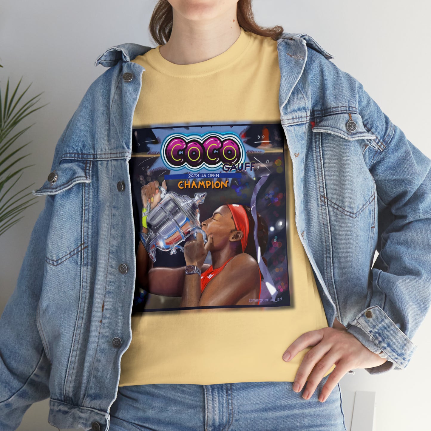 Celebrating Tennis Champ Coco Gauff Women/Unisex T-shirt