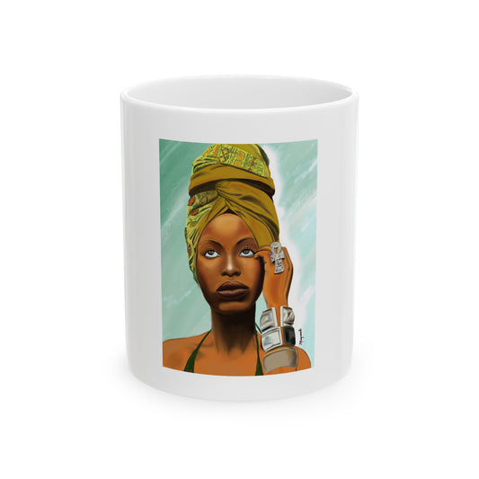 Erykah Ceramic Mug, (11oz)