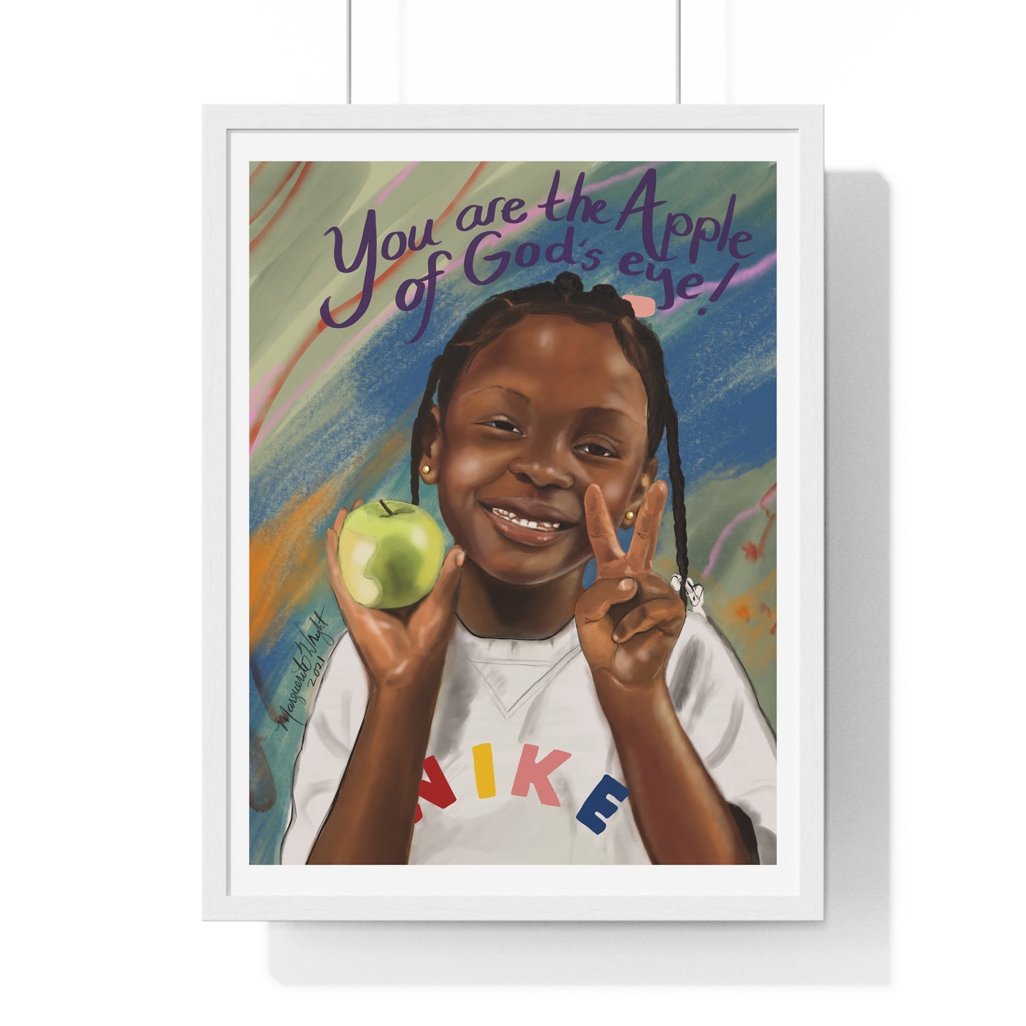 Apple of God's Eye - Wall Art print