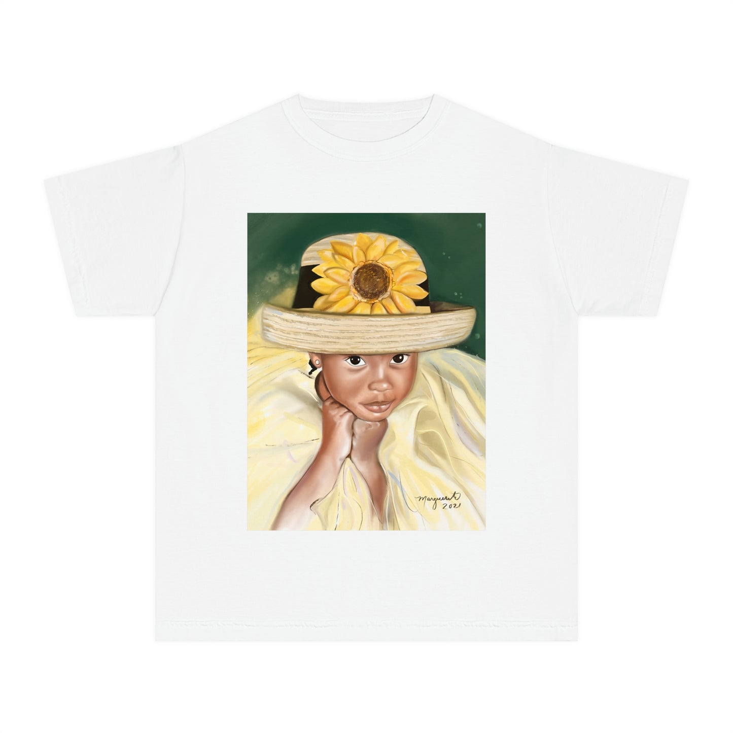 Girl in Straw hat - Youth Midweight Tee